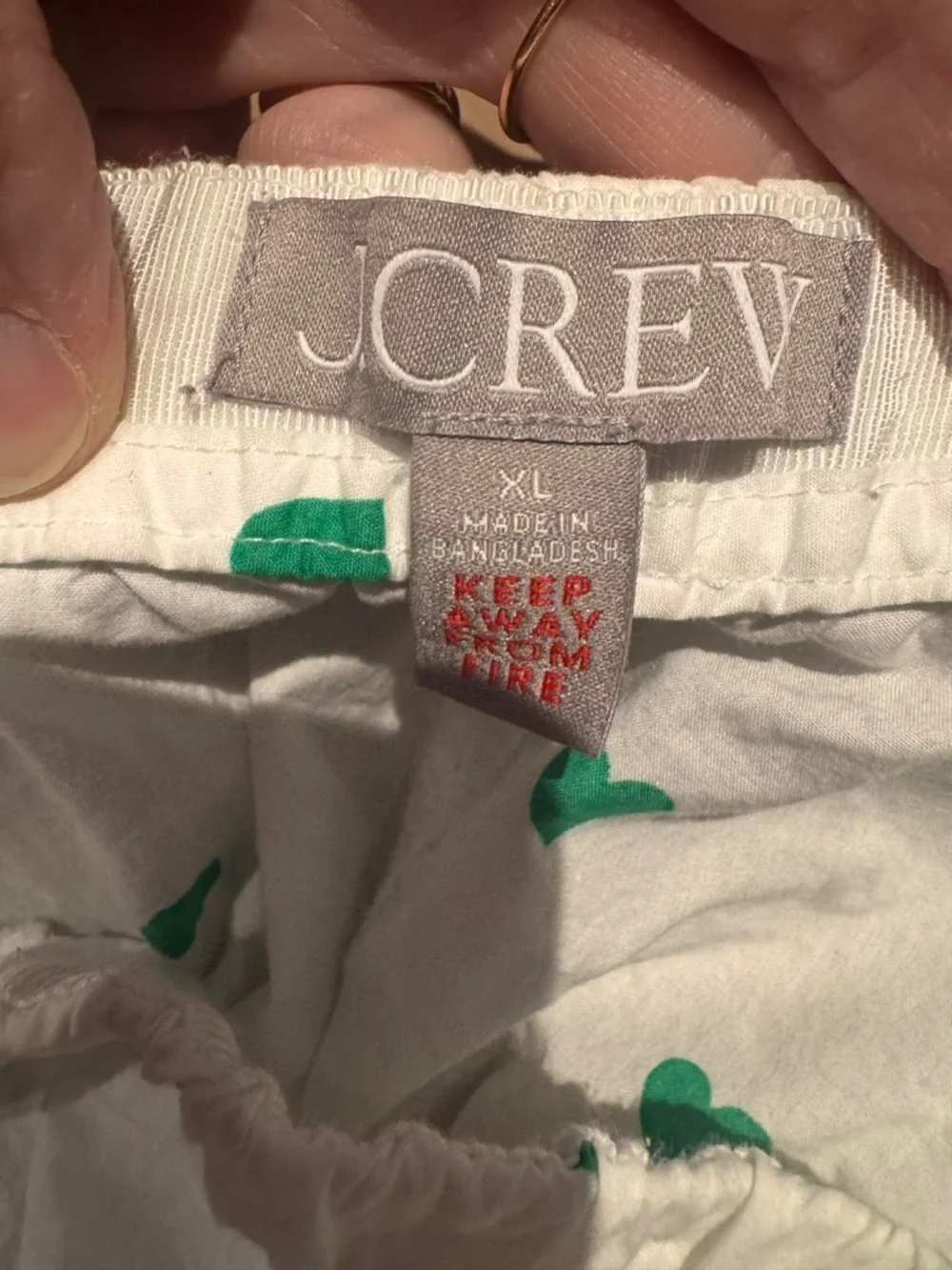 J. Crew lightweight white